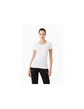 8NTT65 1100 T SHIRT DONNA EA7 EMPORIO ARMANI MAGLIA CON LOGO GIROCOLLO MAGLIETTA