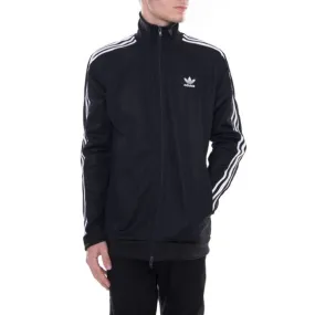 Adidas Beckenbauer Track Jacket - Black - Giacca Leggera Uomo Nera    