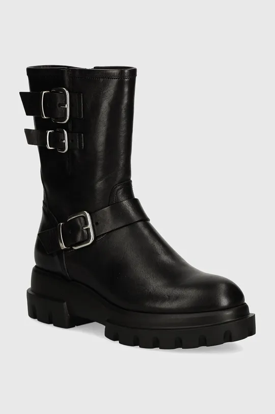AGL stivaletti alla caviglia in pelle Chunky Biker