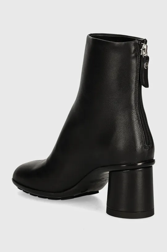 AGL stivaletti alla caviglia in pelle Curvy Bootie