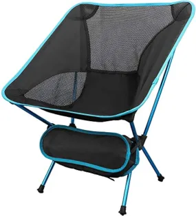 ATAAY Sedia da campeggio pieghevole, sedia da esterno portatile leggera con borsa per il trasporto per escursioni, picnic, spiag