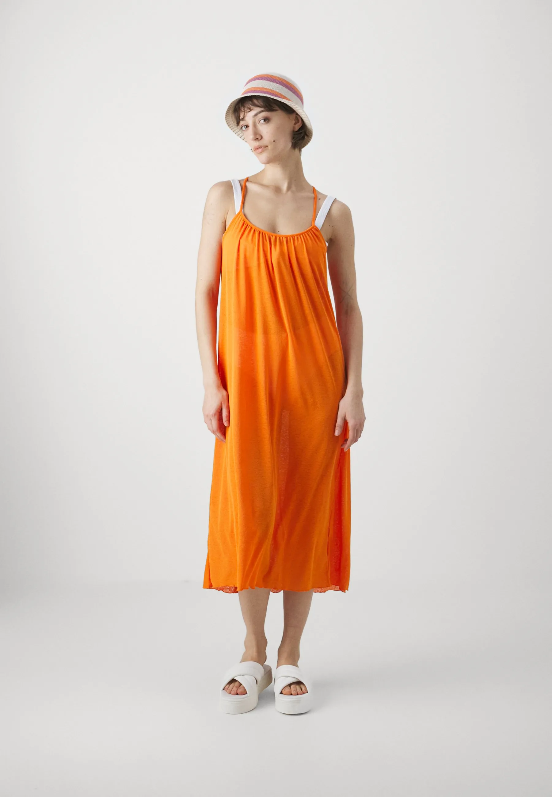 BACK BEACH DRESS - Accessorio da spiaggia -  orange