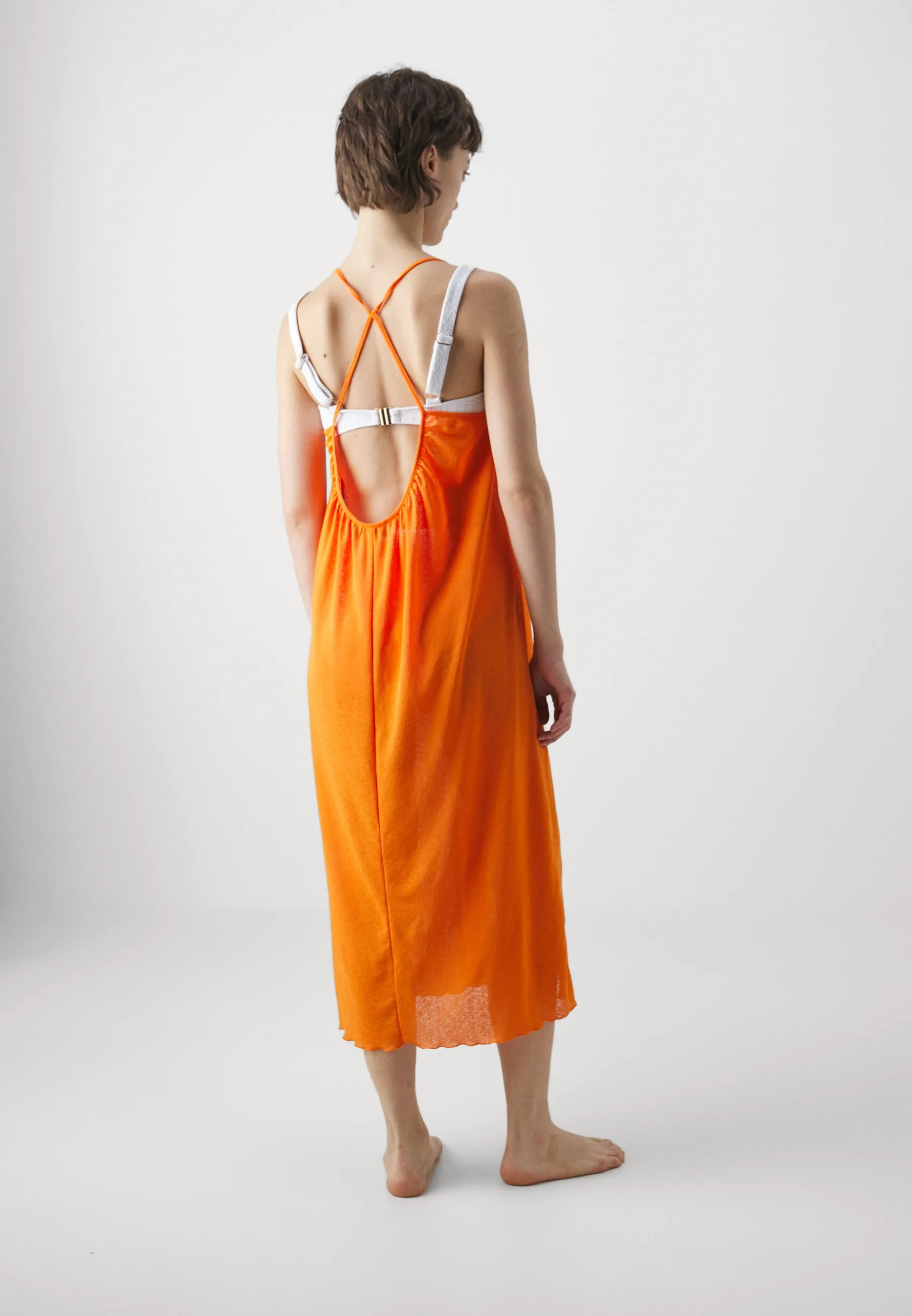 BACK BEACH DRESS - Accessorio da spiaggia -  orange