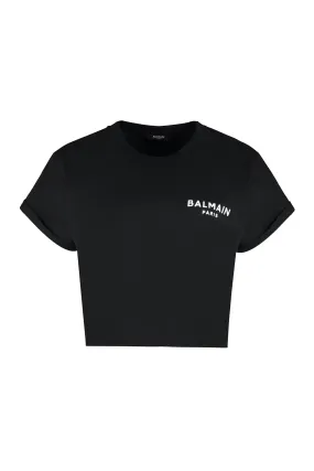 Balmain T-shirt girocollo in cotone