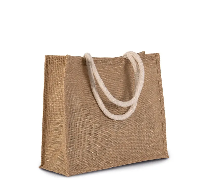 Borsa da spiaggia in juta