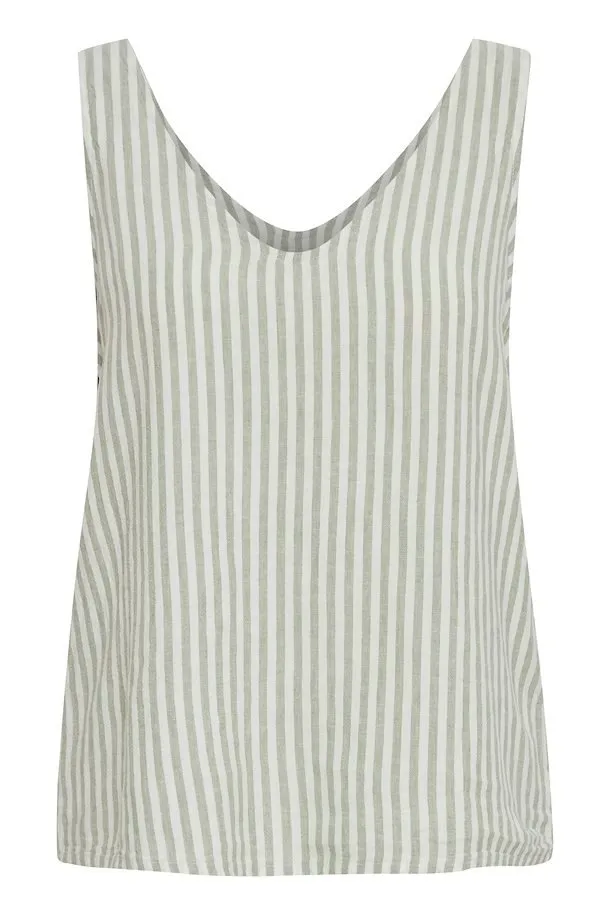 b.young Top Byfalakka women's tank top 20811302 200495 seagrass mix