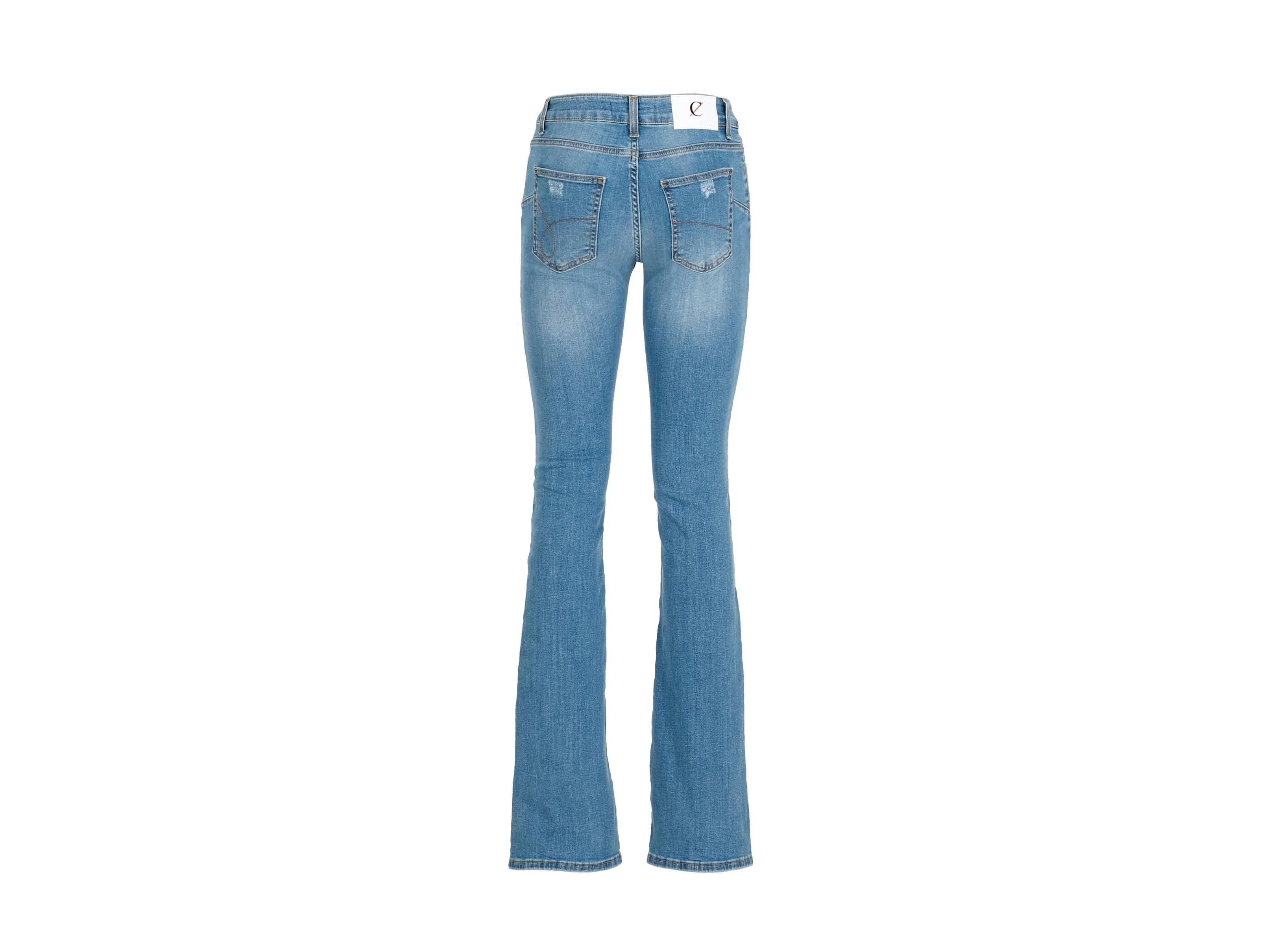 CAFENOIR Jeans Zampa Super Stretch Light Sky Blu JJ0055