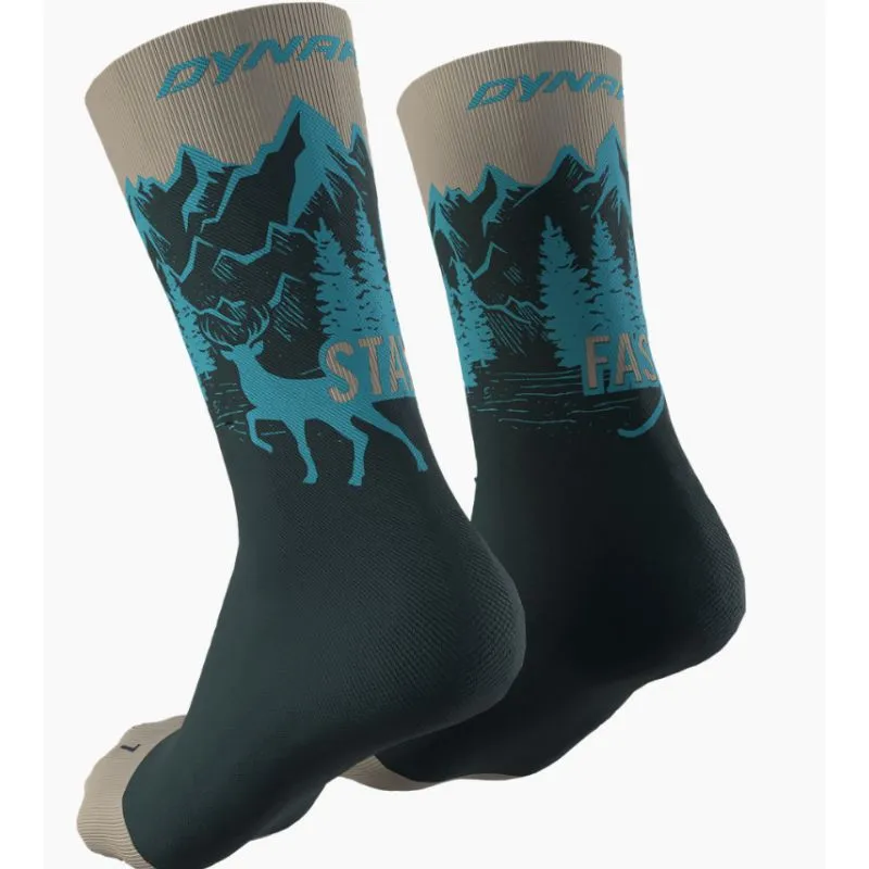 Calze da trail e alpinismo Dynafit Stay Fast Sk (Rock Khaki)