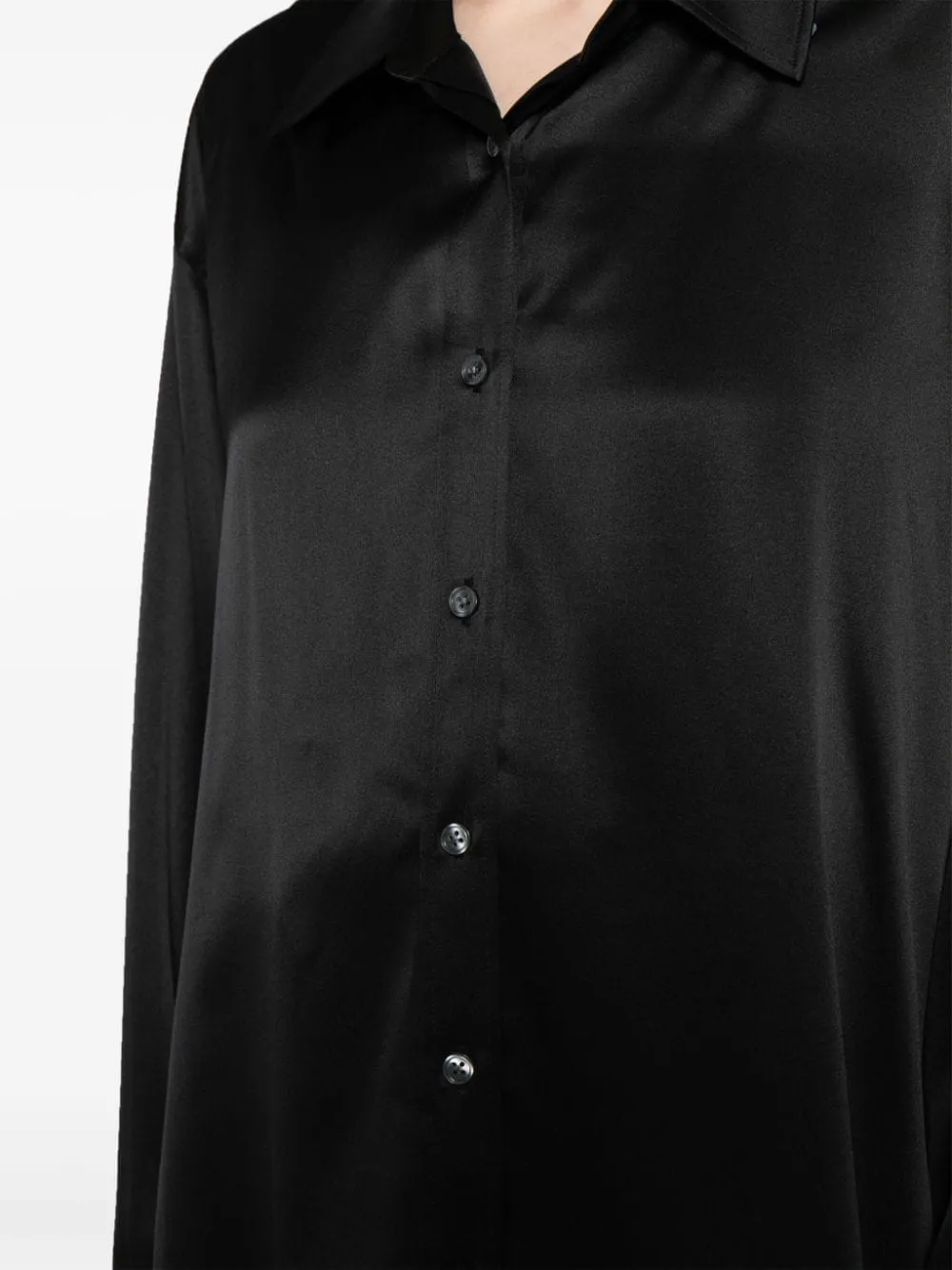 Camicia a strati in nero - donna