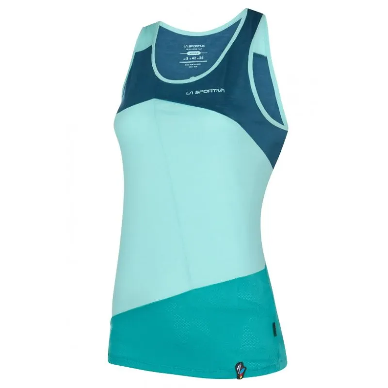 Canotta da arrampicata La Sportiva Charm Tank (Lagoon/Iceberg) Donna