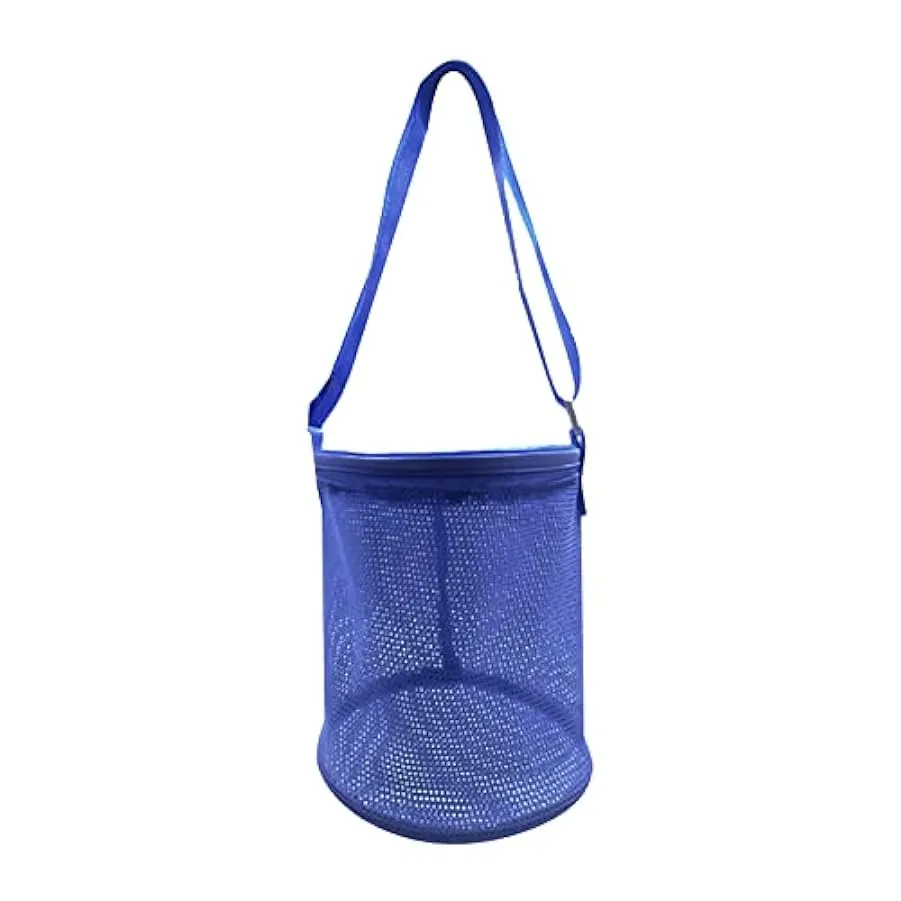 Clicitina Borsa da spiaggia in rete con borsa termica isolata per bambini Summer Seaside Ii borsa a rete grande piscina per bamb