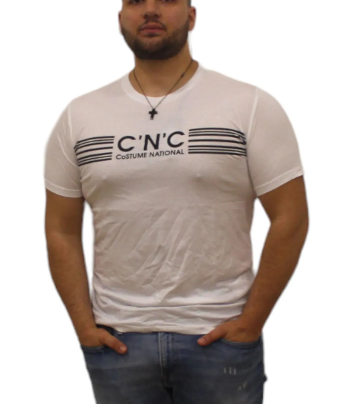 C'N'C Costume National Uomo T-Shirt Manica Corta
