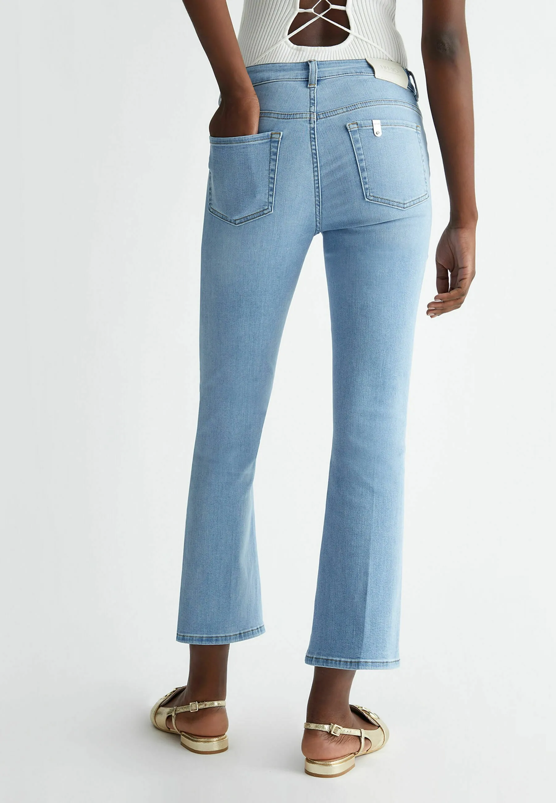 CROPPED - Jeans a zampa