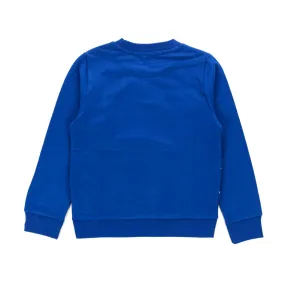 Felpa Blu Con Stampa Per Bambino