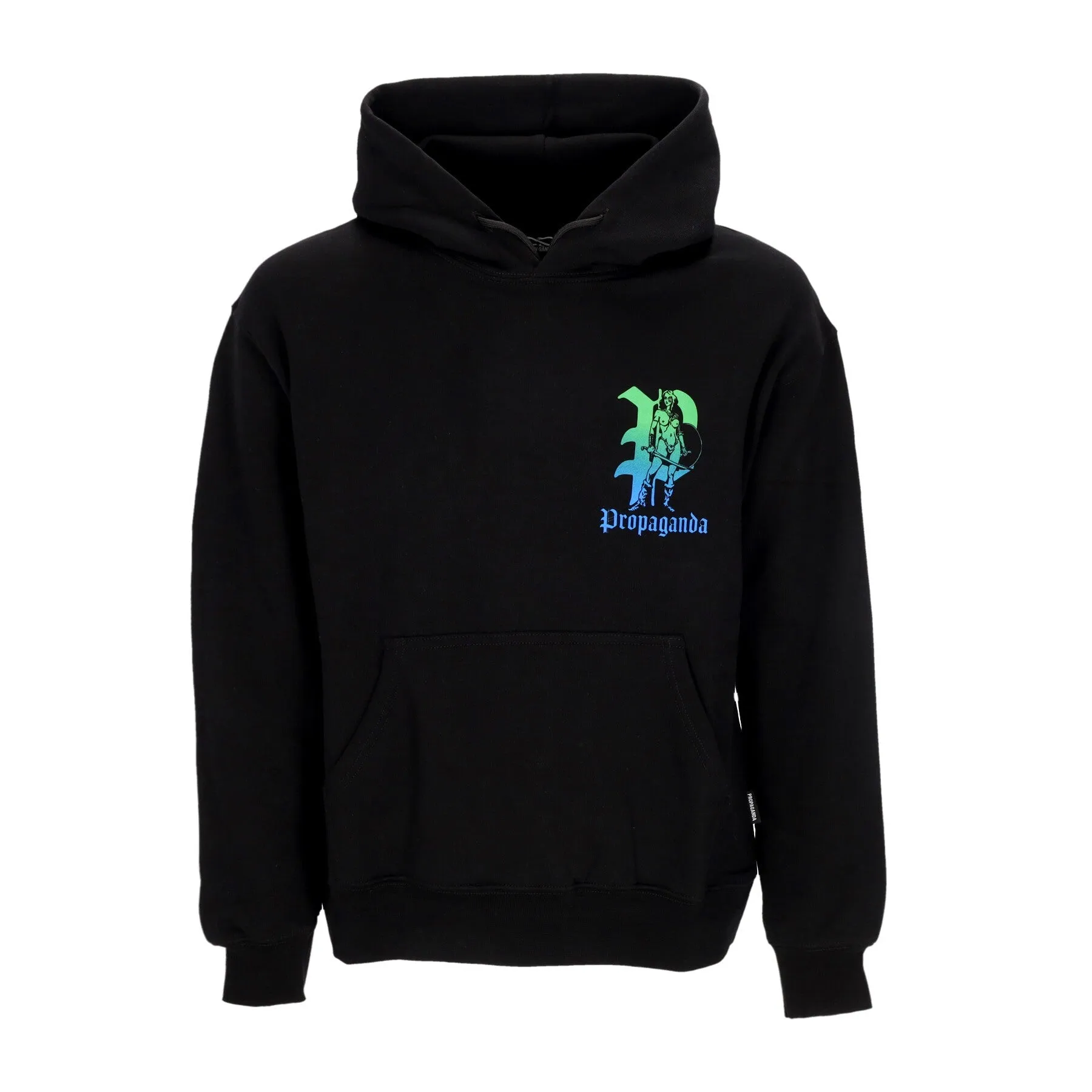 Felpa Leggera Cappuccio Uomo Terror Hoodie Black