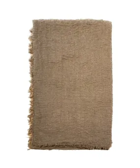 Galise Positano sciarpa in cotone e modal beige