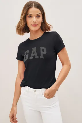 Gap - T-shirt in cotone con Manica corta Girocollo e logo