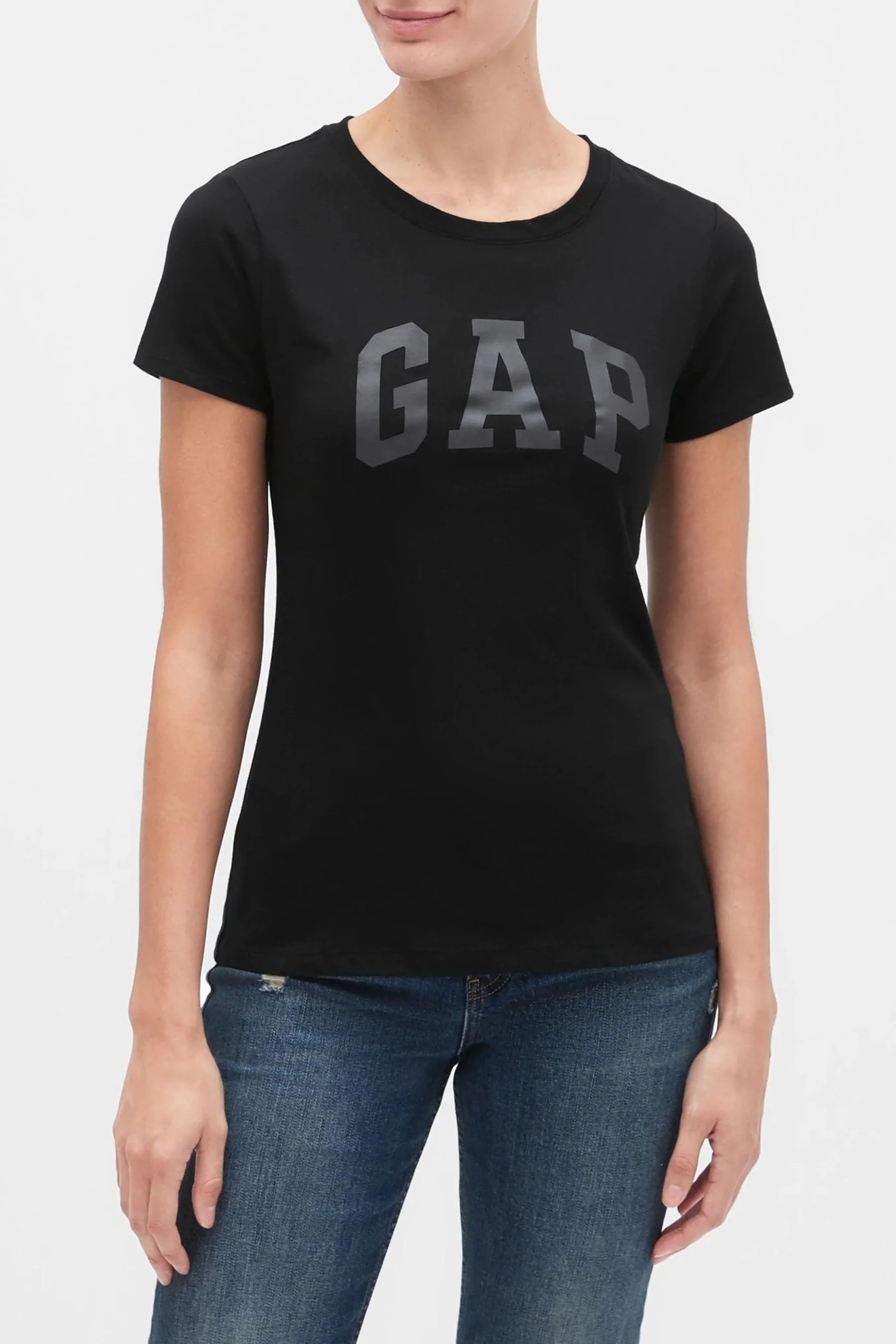 Gap - T-shirt in cotone con Manica corta Girocollo e logo