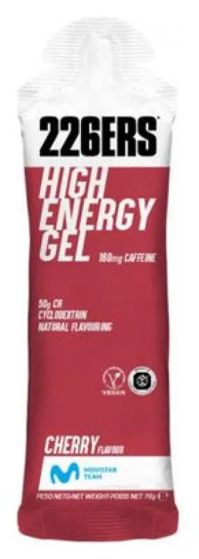 Gel energetico alla ciliegia alla caffeina ad alta energia 226ers 76g