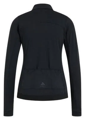Giacca ciclismo donna Odlo Full Zip Zeroweight Ceramiwarm Black