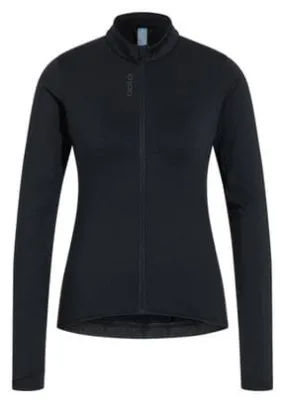 Giacca ciclismo donna Odlo Full Zip Zeroweight Ceramiwarm Black
