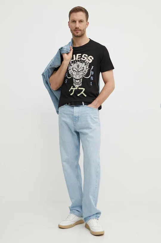 Guess t-shirt in cotone DRAGON