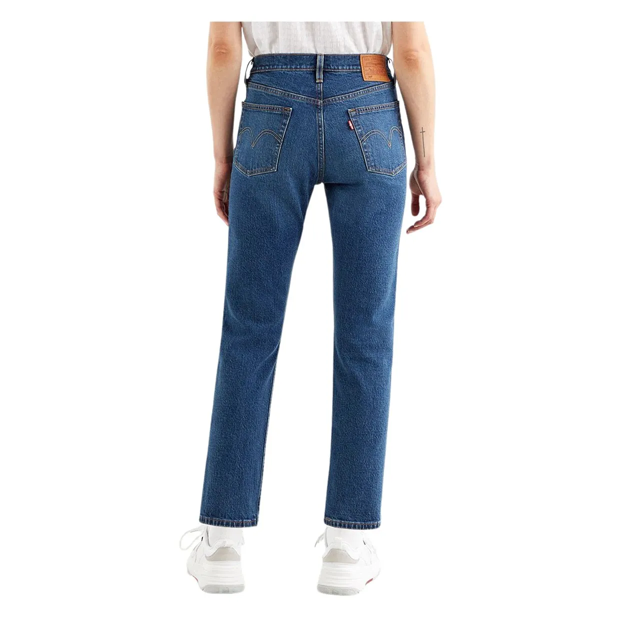 Jeans Donna Levi's 501 Crop Blu Charleston