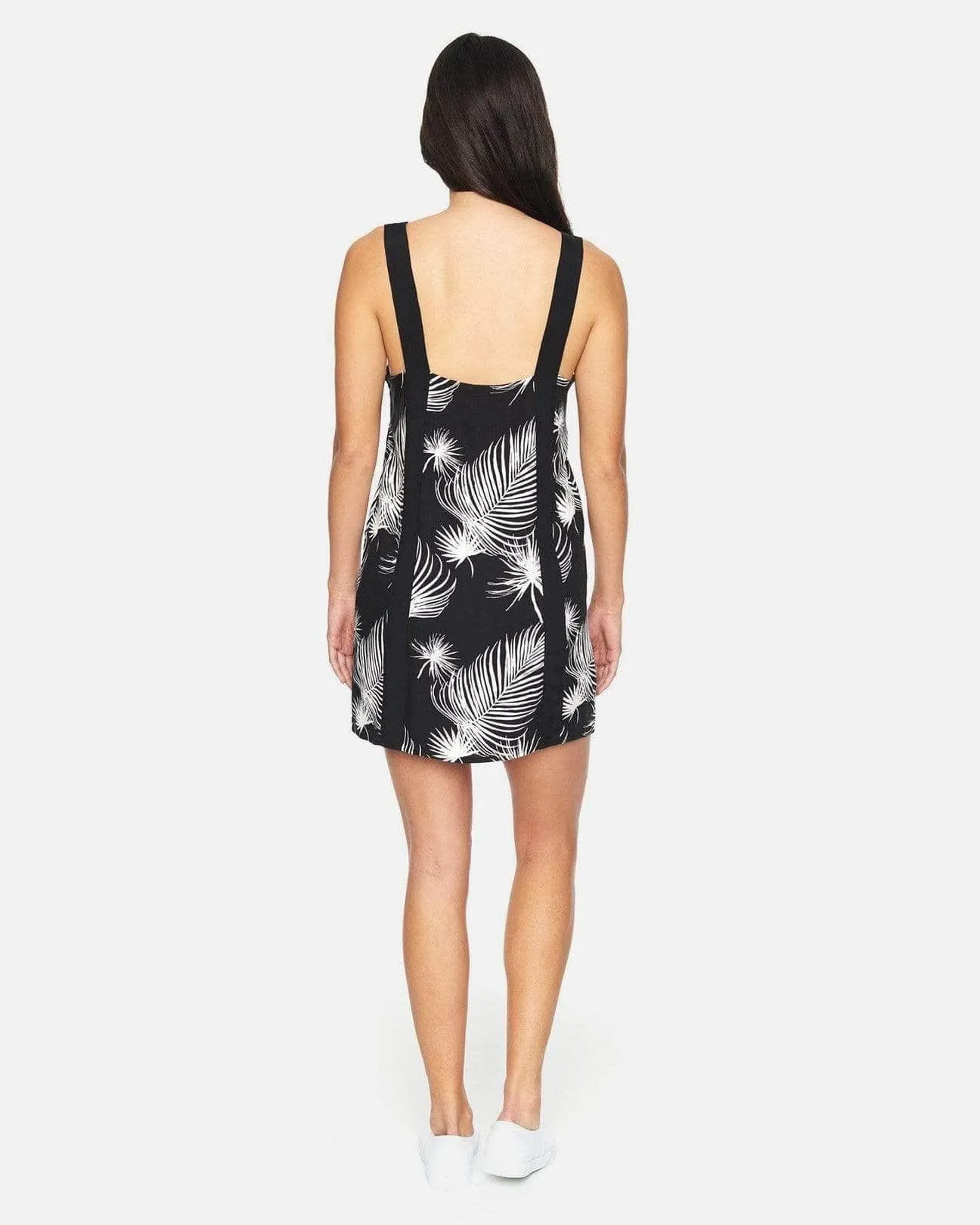 Jenna Dress Black Palm