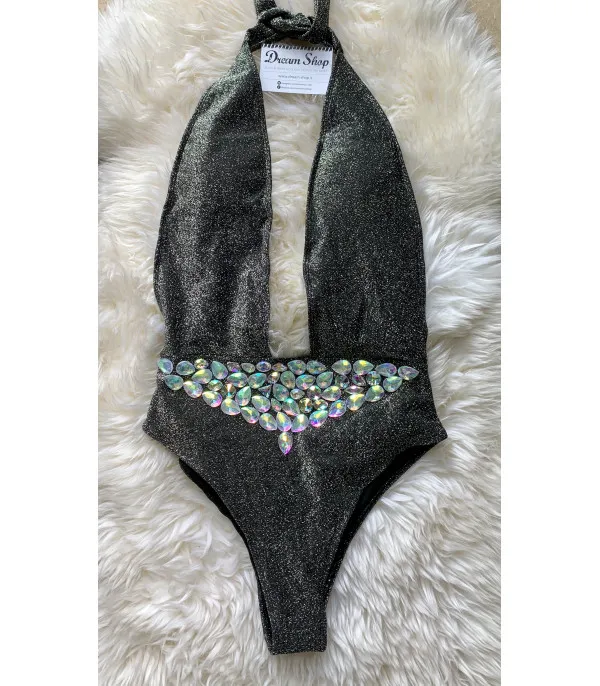 Monokini gioiello lurex Nadya