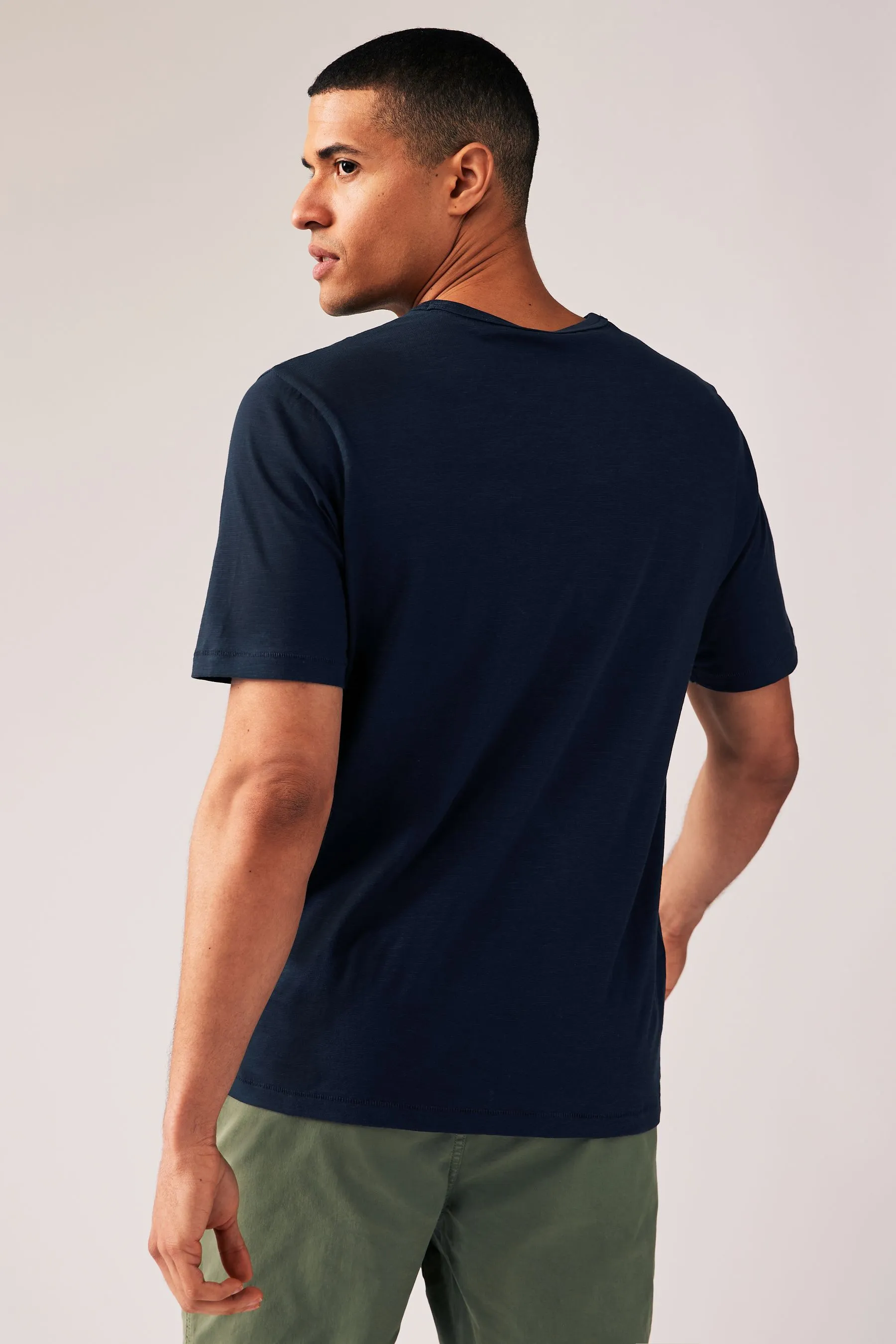 Navy  - T-shirt estiva con grafica Newquay