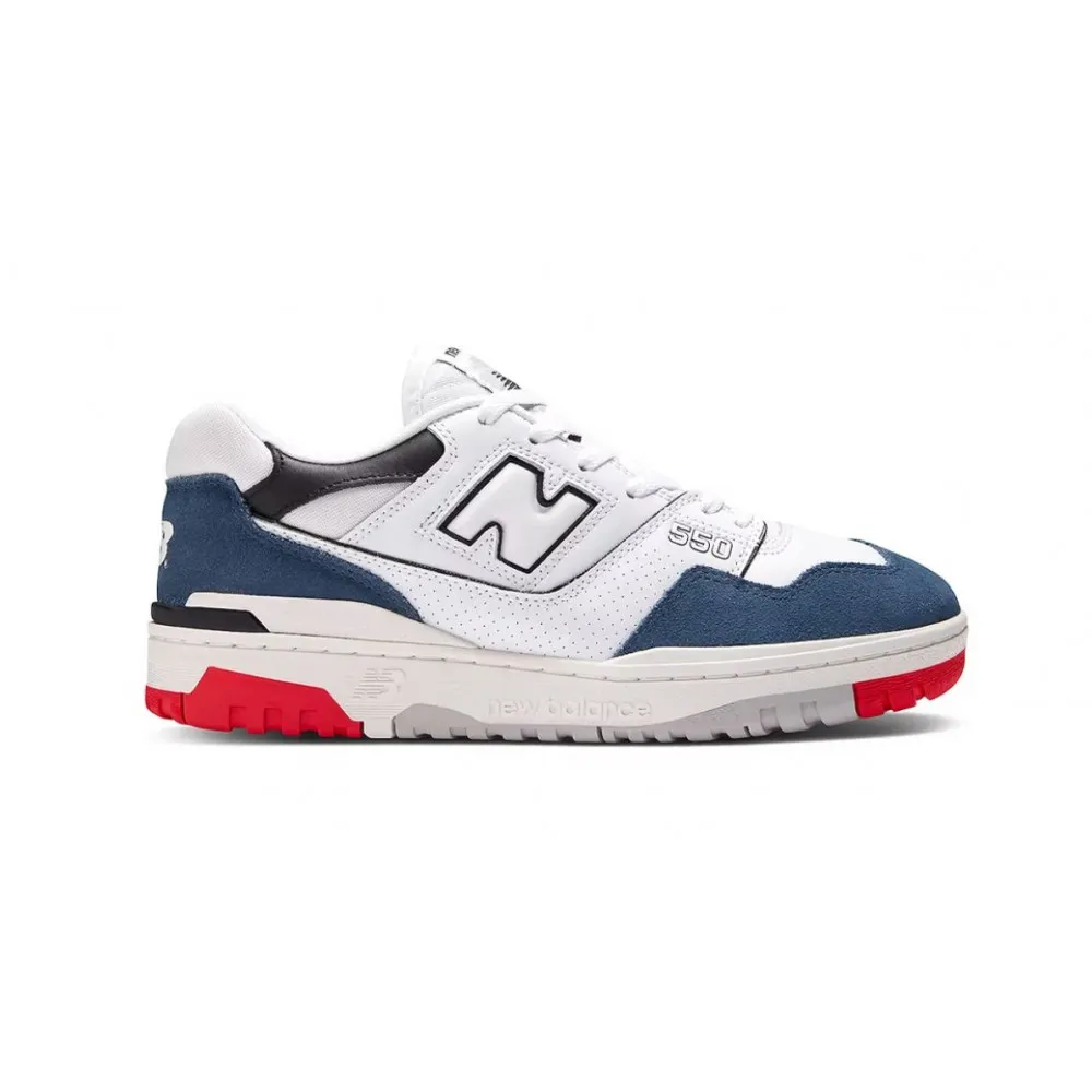 NEW BALANCE 550 COLORE BIANCO BLU UNISEX - BB550NCN