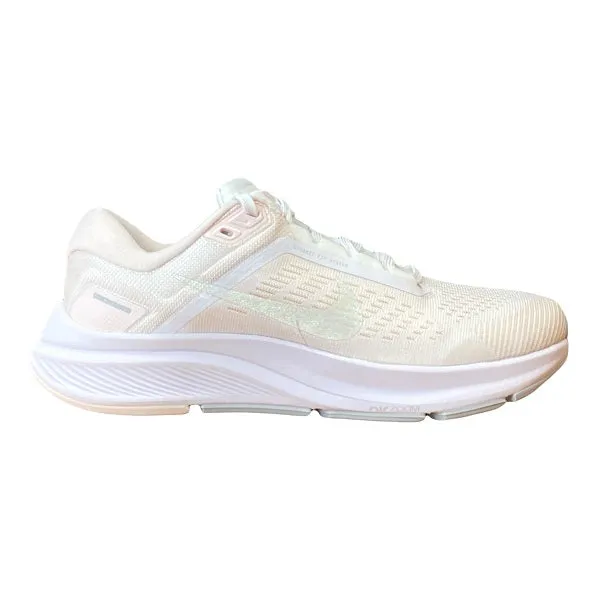 Nike scarpa da corsa da donna Air Zoom Structure 24 DA8570 101 bianco-rosa chiaro