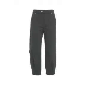 Pantalone punto stoffa grigio