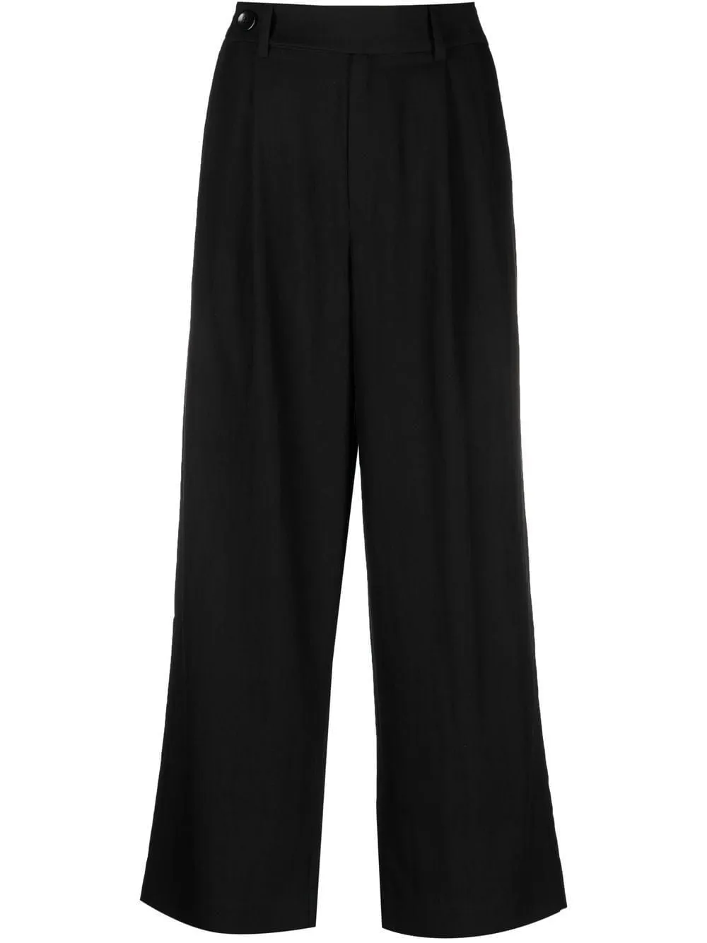 Pantaloni a gamba ampia in nero - donna