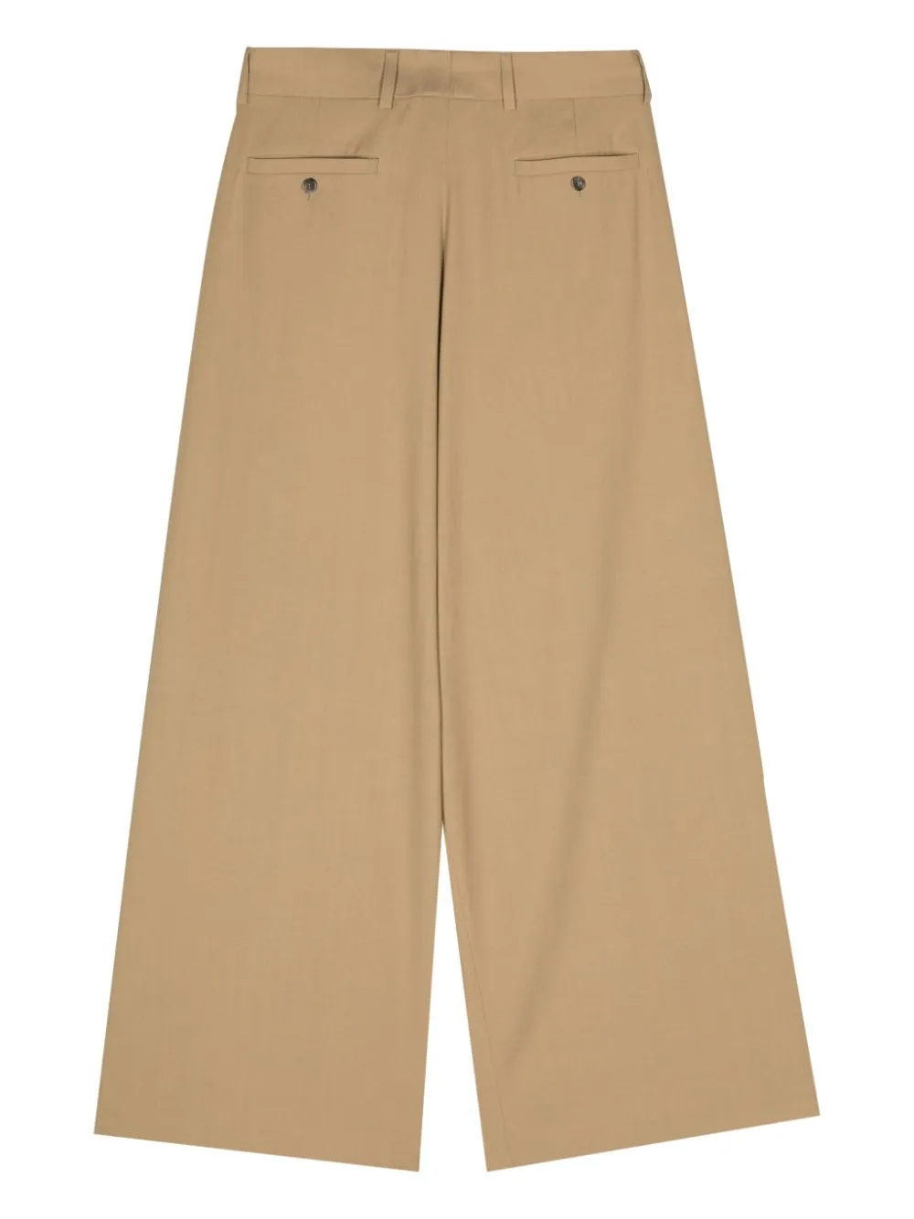 Pantaloni a gamba ampia piers in beige Dries Van Noten - uomo