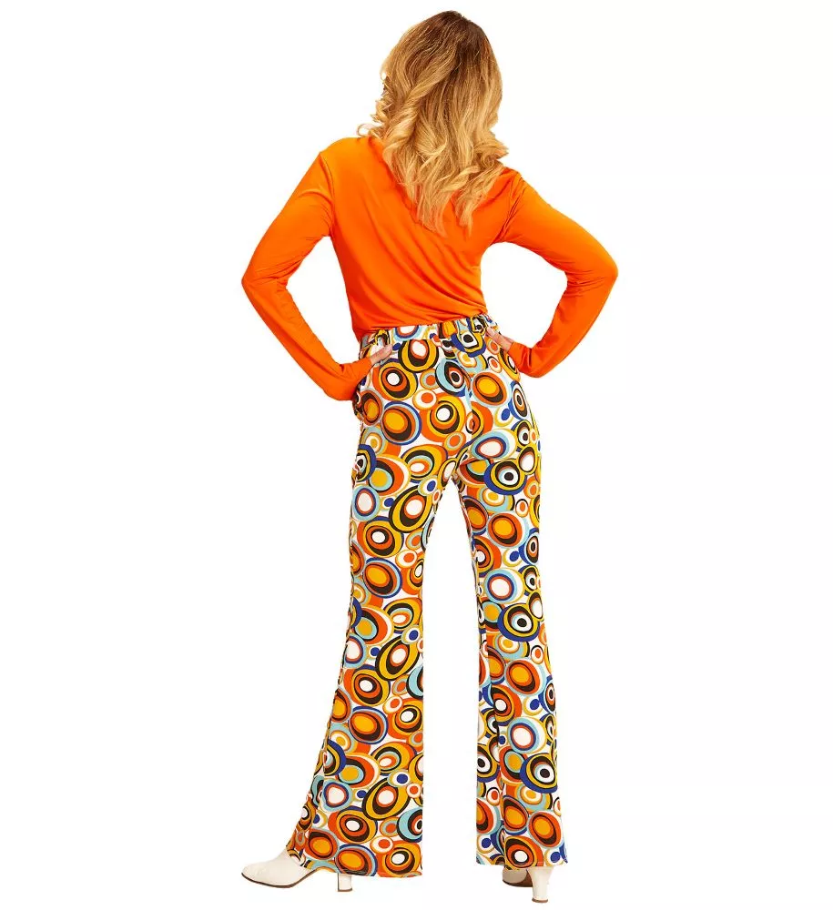 Pantaloni a zampa hippie donna