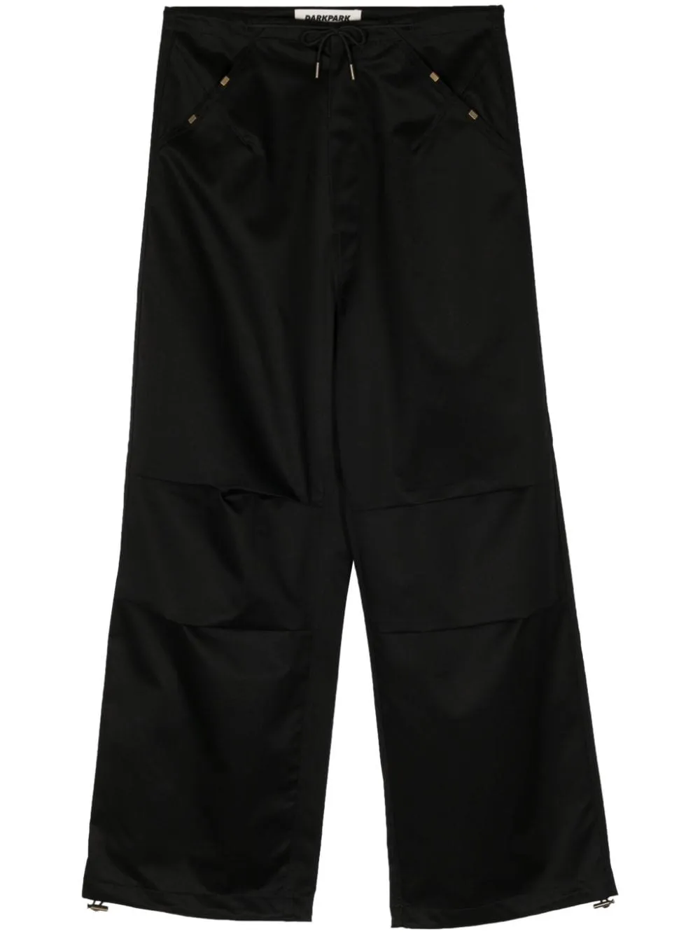 Pantaloni Daisy a gamba ampia in nero - donna