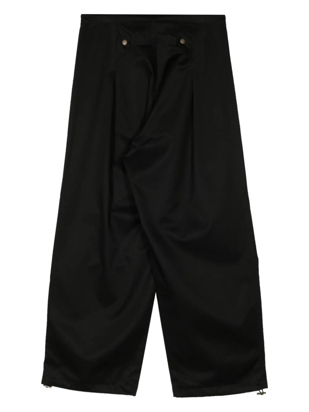 Pantaloni Daisy a gamba ampia in nero - donna