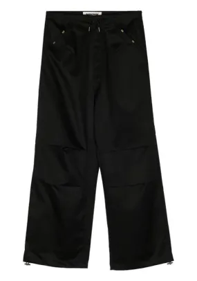 Pantaloni Daisy a gamba ampia in nero - donna