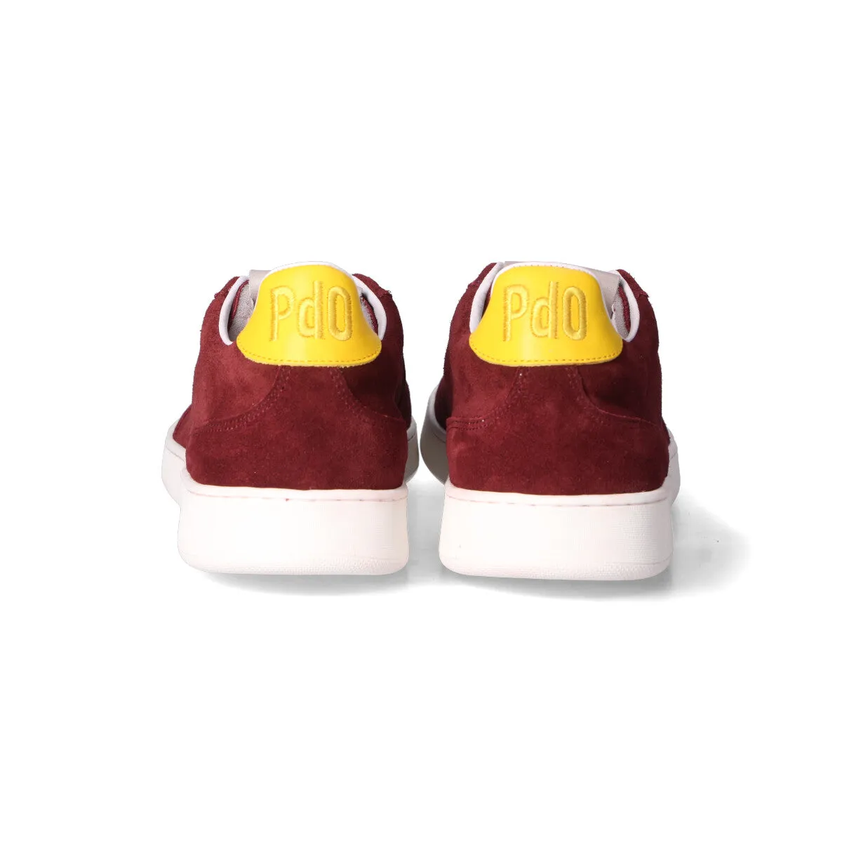 Pantofola d'oro sneakers Wembley in pelle bordeaux