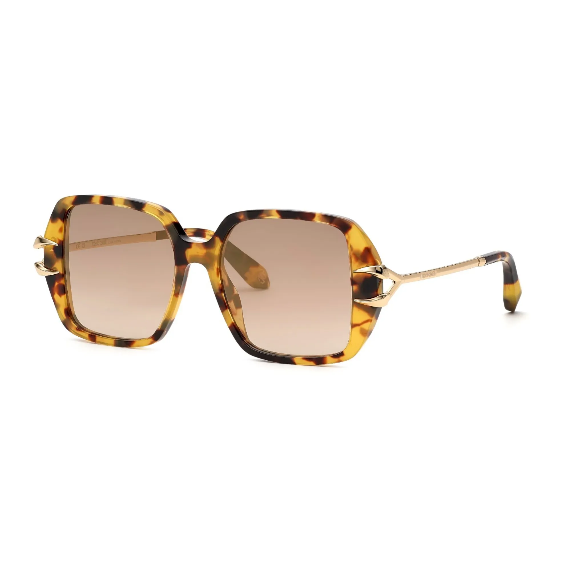   Roberto Cavalli SRC030 - 777G Avana/miele | Occhiale Da Sole Donna 