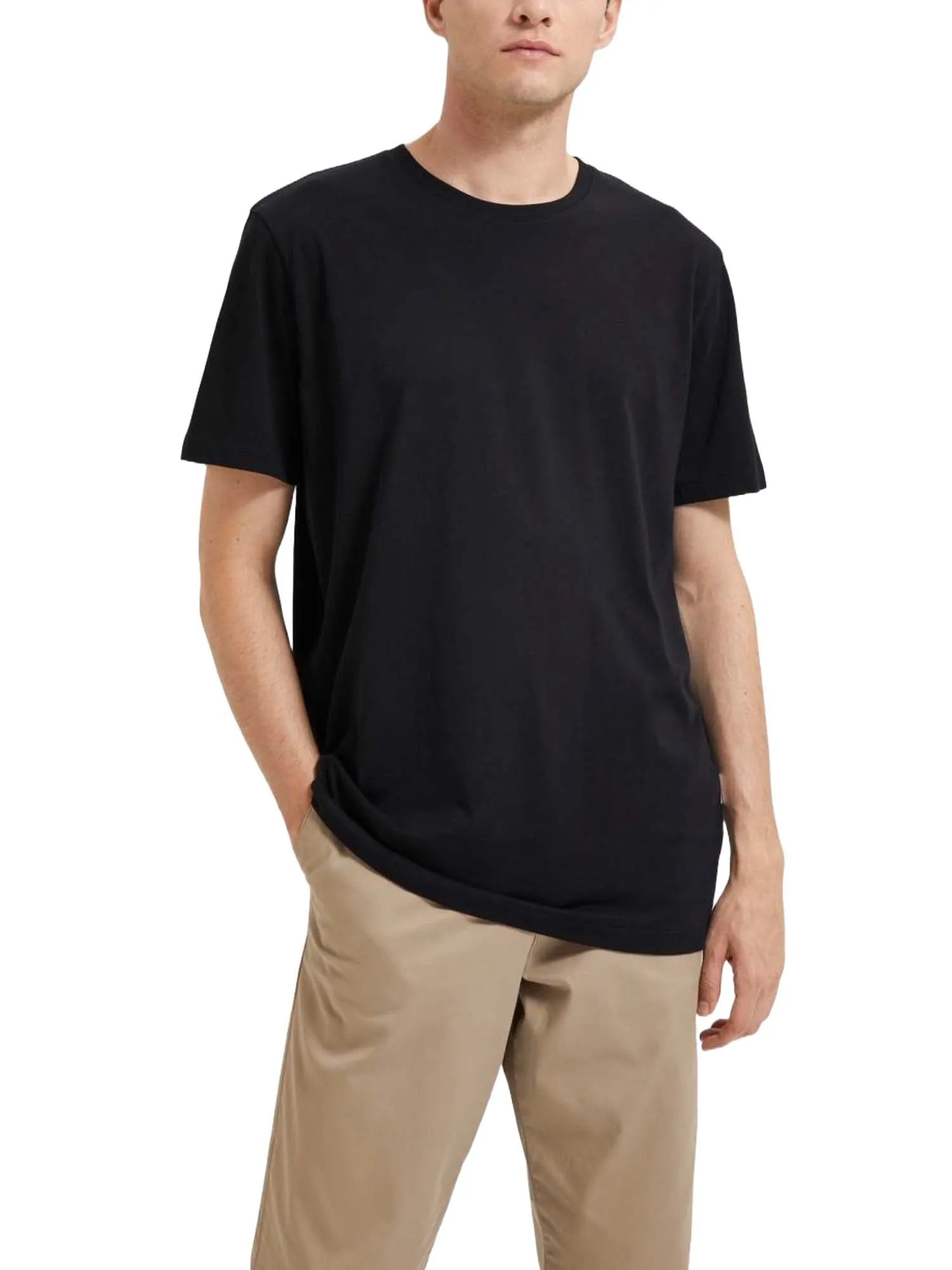 Selected Homme Black T-shirt 16087842