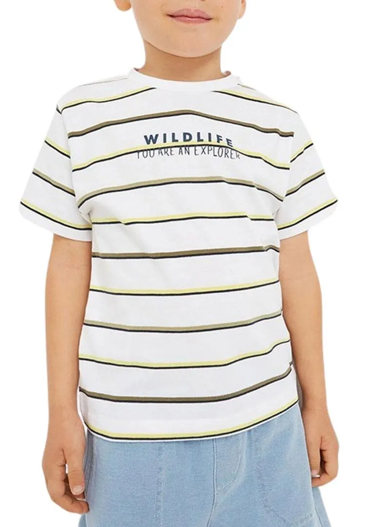 Set 2 T-Shirts Mayoral Giallo e Bianco Bambino