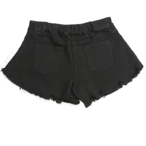 Shorts Neri In Cotone Girl