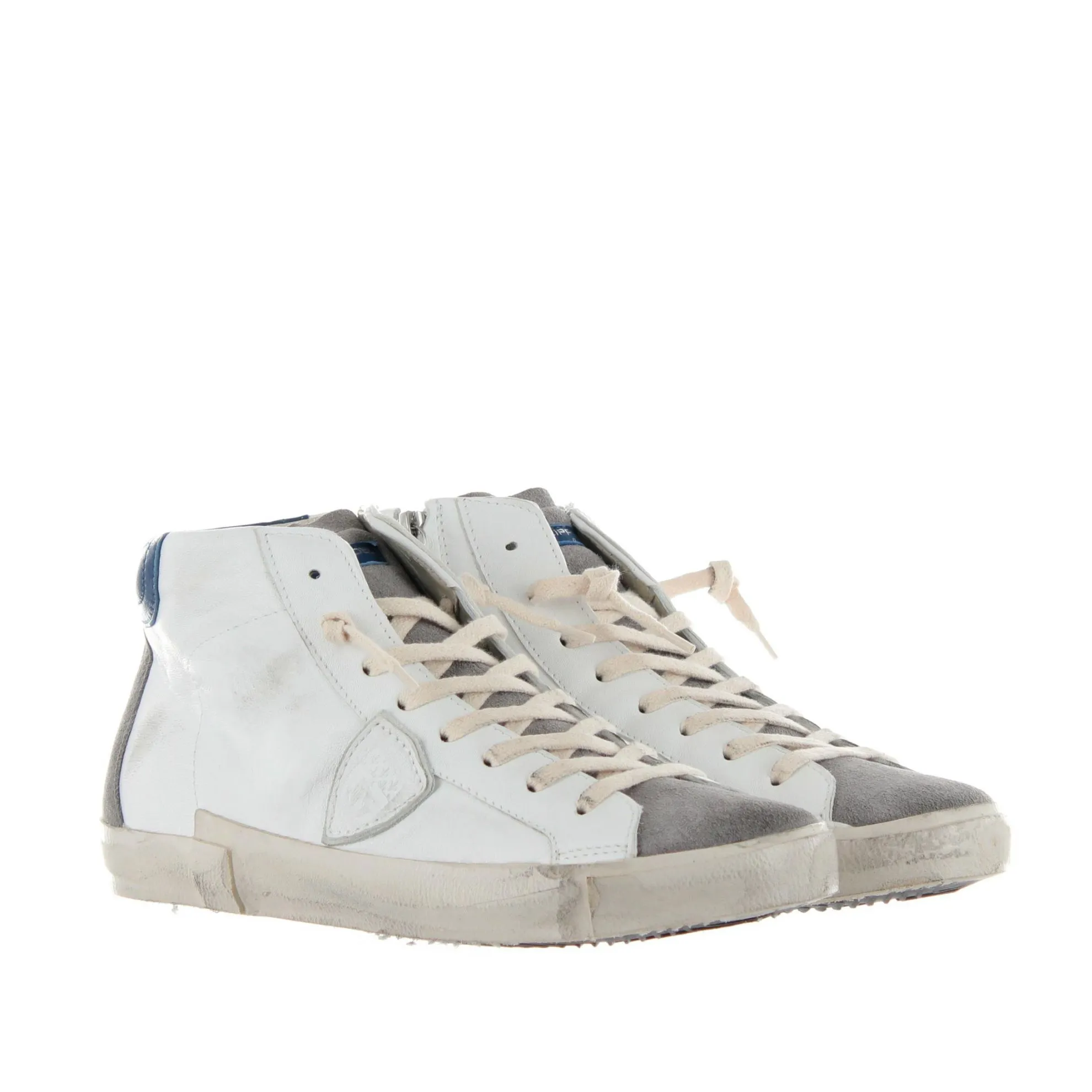 Sneaker paris high top in pelle