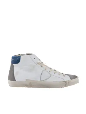 Sneaker paris high top in pelle