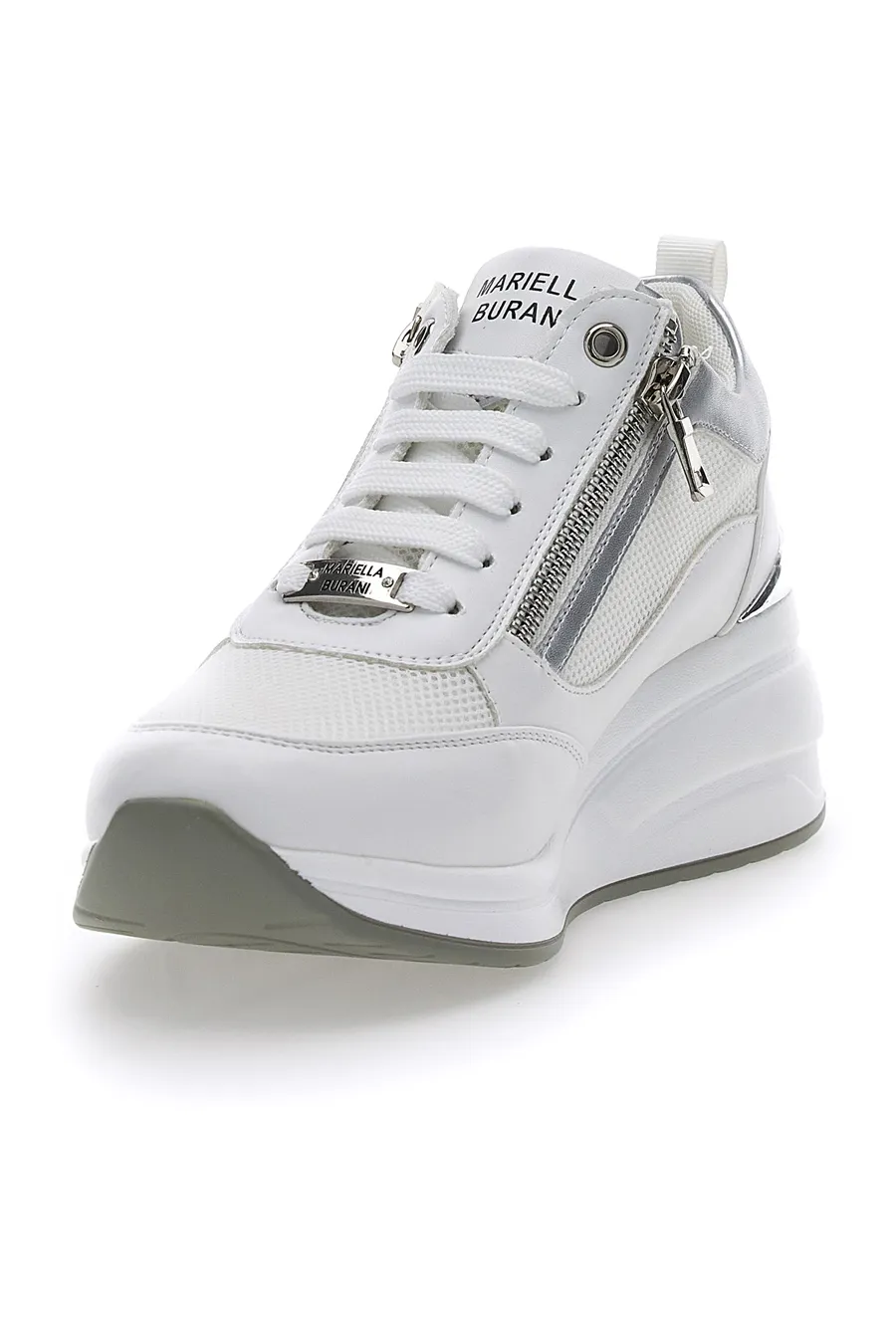 Sneakers con Zeppa Bianche Mariella Burani 50394