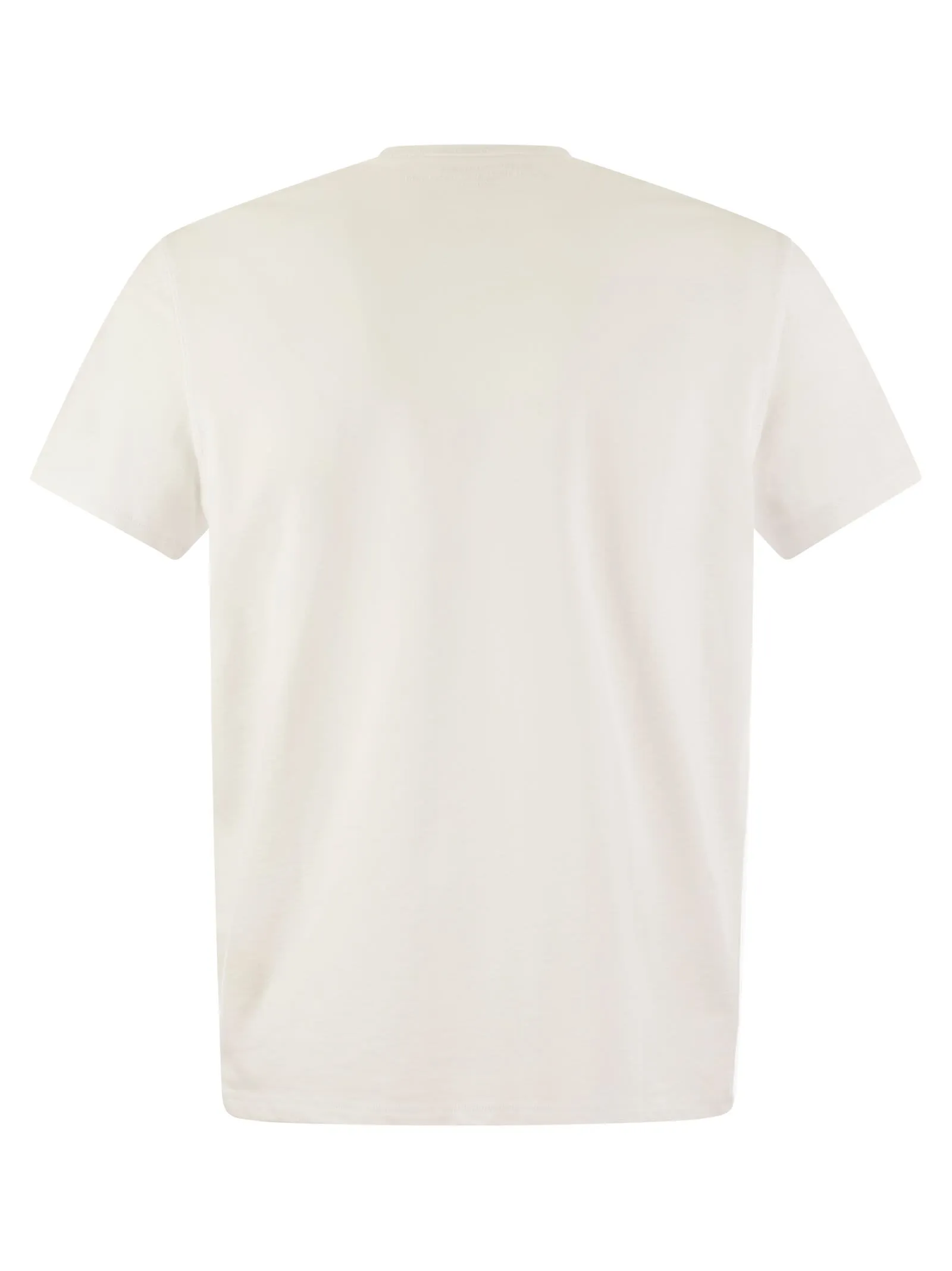 T-shirt girocollo in cotone