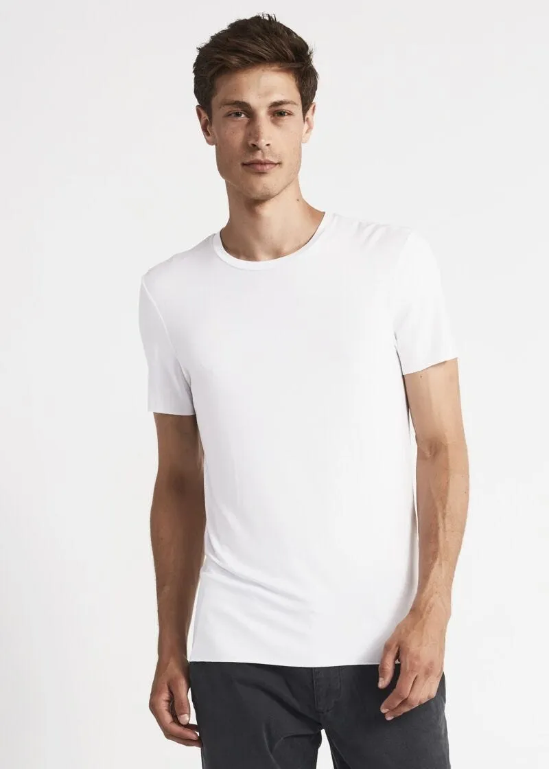 T-shirt in viscosa stretch