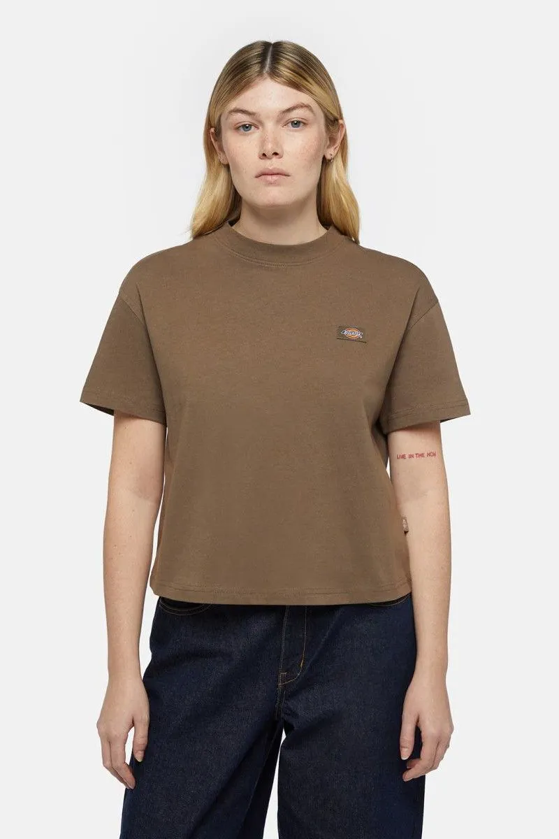 T-Shirt Oakport a maniche corte donna Marrone